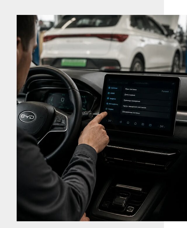 Русификация BYD E2 в Североморске от 15939 р. | ФастМобиль-Свм под ключ
